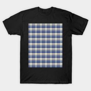 Sunset and Sunrise Aesthetic Daviana 1 Hand Drawn Textured Plaid Pattern T-Shirt